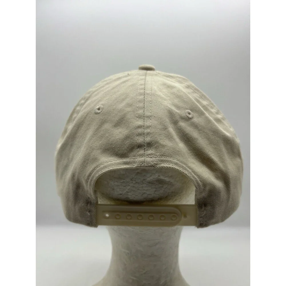 G/FORE Golf Hat Tan Beige Skull & Cross Tees Adjustable Snapback Cap Luxury